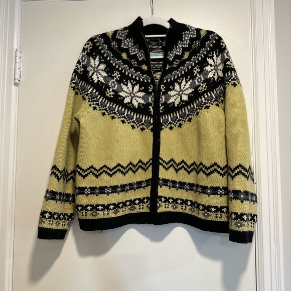 VTG Nordic Designs Womens Sz: XL Sweater Green Fair Isle...
